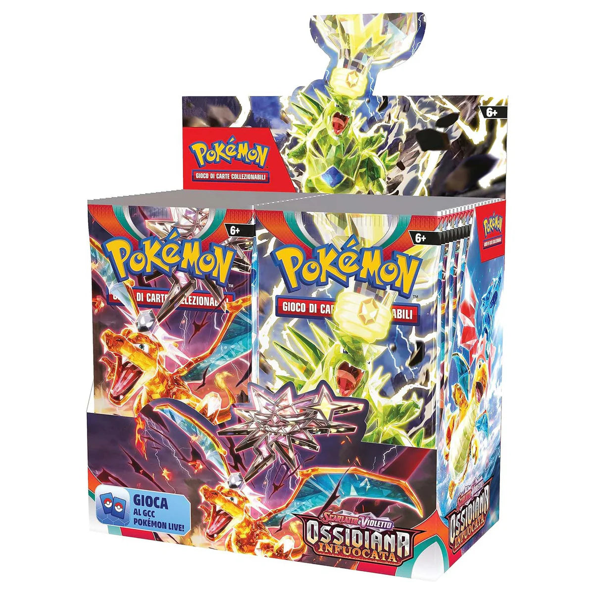 Ossidiana Infuocata Display 36 Buste (IT) Booster Box