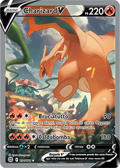 Charizard V Alternative Art Astri Lucenti 154/172 (IT) Mint