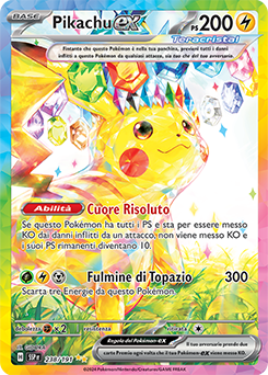 Pikachu EX Scintille Folgoranti 238/191 (IT) - MINT