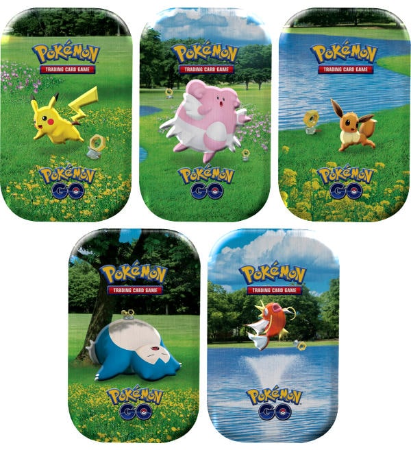 Box 5 Mini Tin Pokemon GO (IT)